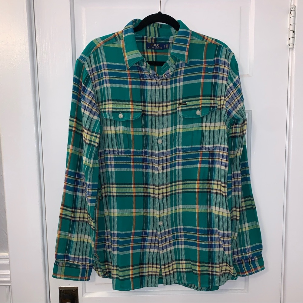 Polo Ralph Lauren Green Plaid Flannel